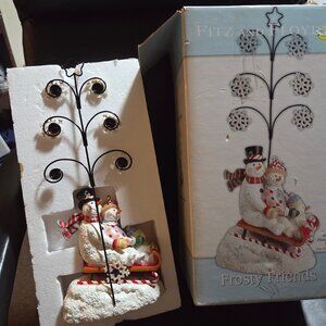 FITZ AND fLOYD MUSICAL PHOTO CARD HOLDER